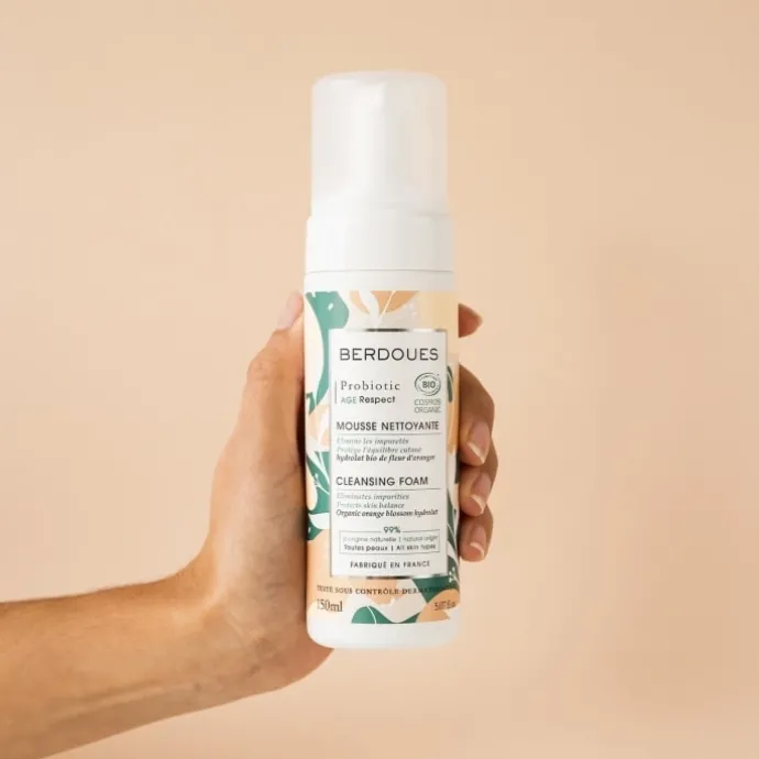 BerdouesProbiotic Age Respect Mousse Nettoyante