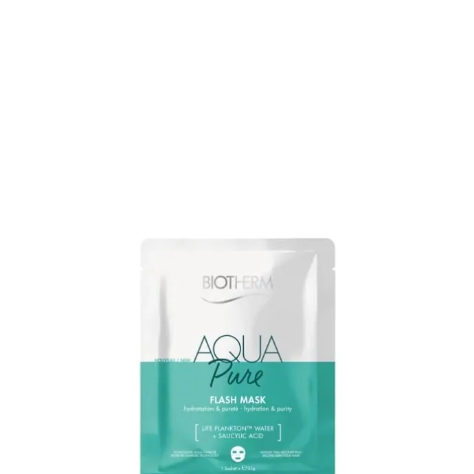 BiothermAqua Flash Mask Pure Masque Tissu - Hydratation Flash & Pureté Instantanée