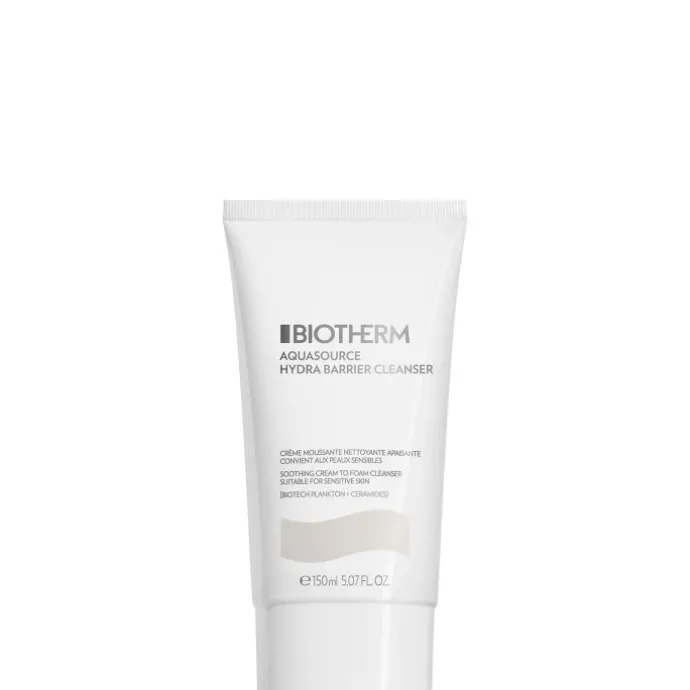 BiothermAquasource Hydra Barrier Crème Nettoyante Moussante
