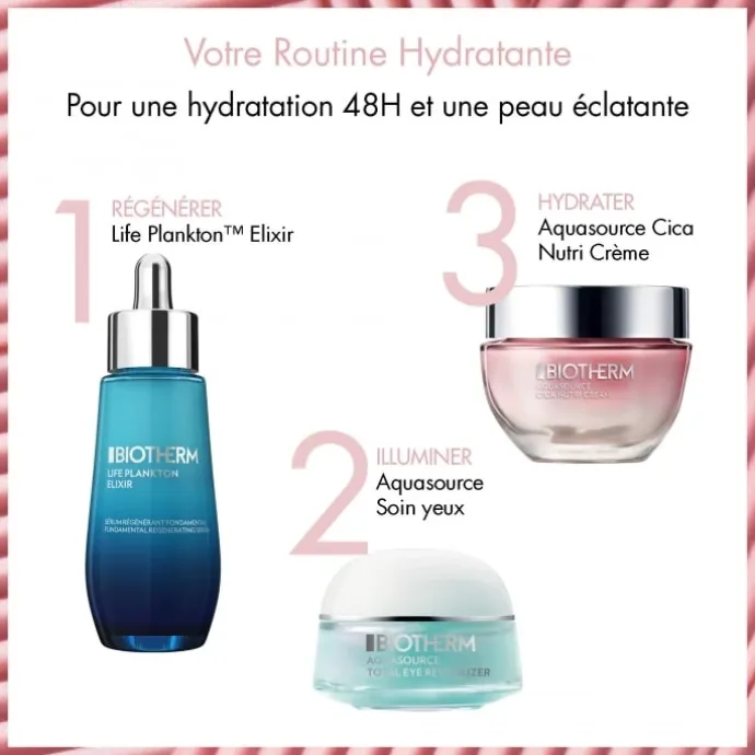 BiothermAquaSource Total Eye Revitalizer Gel-Crème Contour Des Yeux à la Caféine