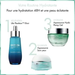 BiothermAquaSource Total Eye Revitalizer Gel-Crème Contour Des Yeux à la Caféine