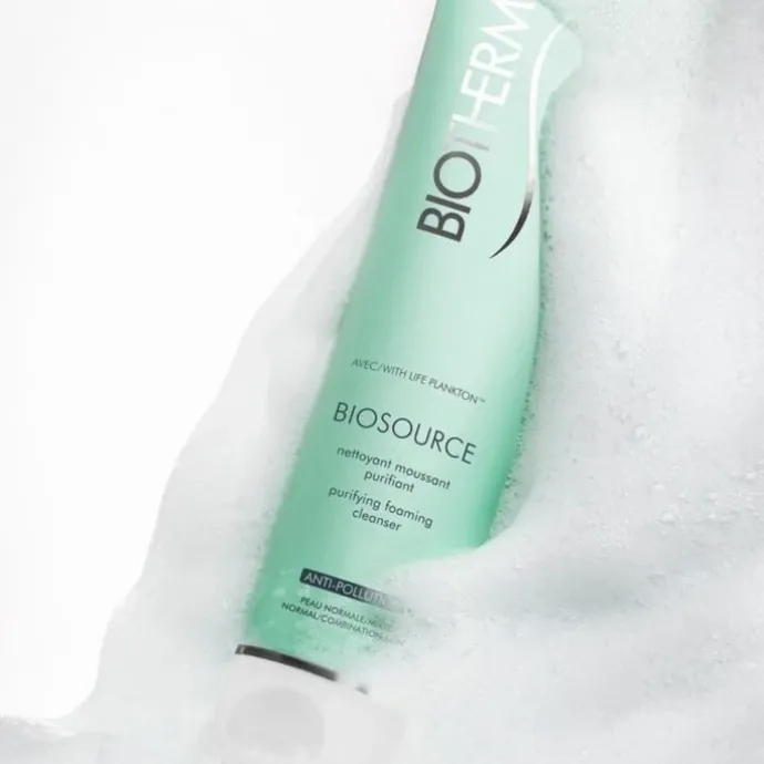 BiothermBiosource Exfoliant Nettoyant Moussant Purifiant Peaux Normales à Mixtes