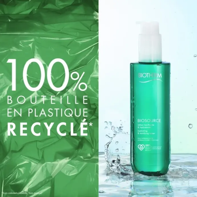 BiothermBiosource Lotion Tonifiante et Hydratante Anti-pollution 24 H Peaux Normales à Mixtes