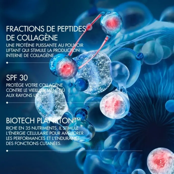 BiothermBlue Peptides Uplift Crème de Jour Anti-Âge et Fermeté