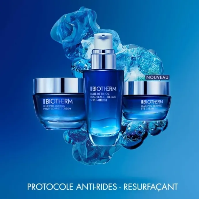 BiothermBlue Therapy Blue Pro-Rétinol Contour des Yeux Anti-Âge Global