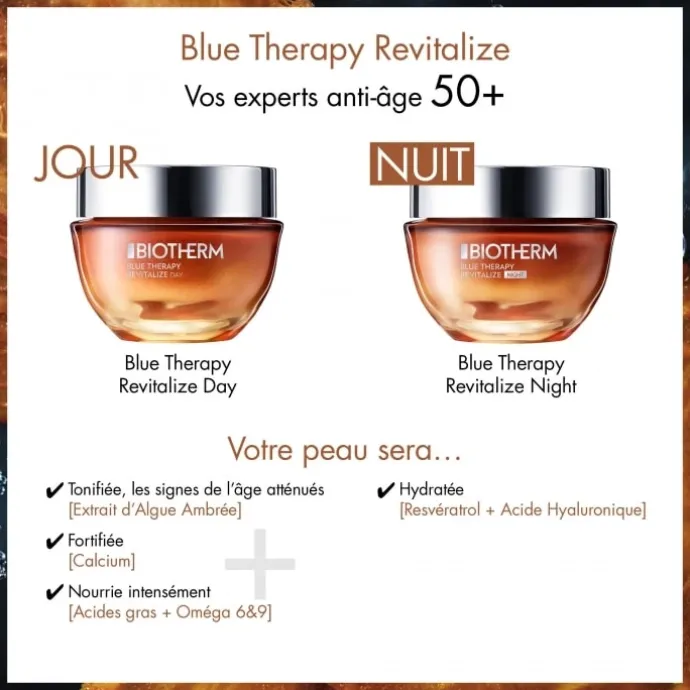 BiothermBlue Therapy Revitalize Night Crème de Nuit Nutrition & Éclat