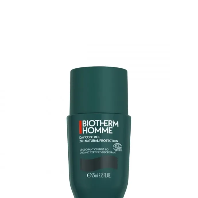 BiothermDay Control Déodorant Bio 24 H Sans Sels d'Aluminium pour Homme Roll-on