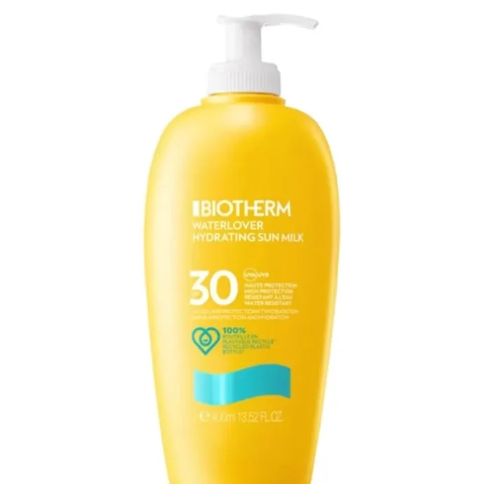 BiothermWaterlover Lait Solaire Hydratant SPF30 Haute Protection pour le Visage et le Corps