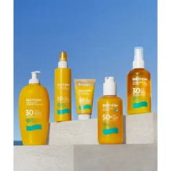 BiothermWaterlover Lait Solaire Hydratant Visage & Corps SPF 50+ - Tube Éco-conçu
