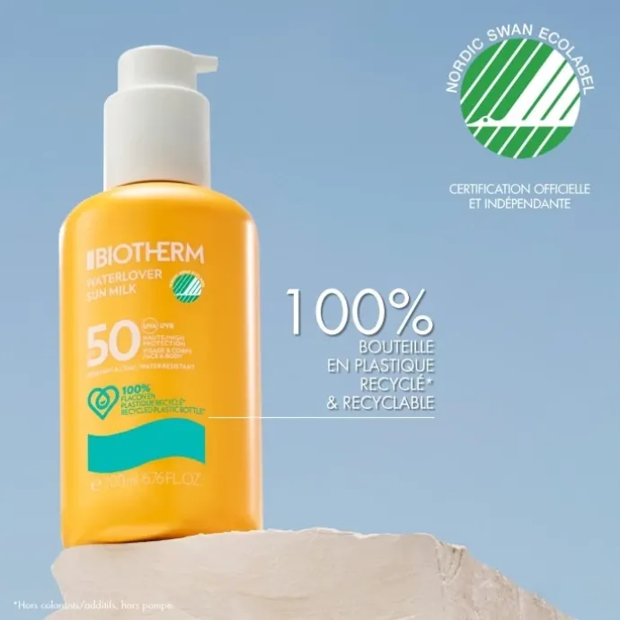 BiothermWaterlover Lait Solaire Visage & Corps SPF50