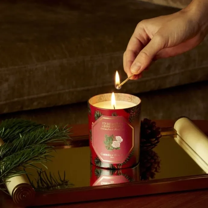 Carrière FrèresPin de Sibérie & Rose d’Hiver Bougie parfumée