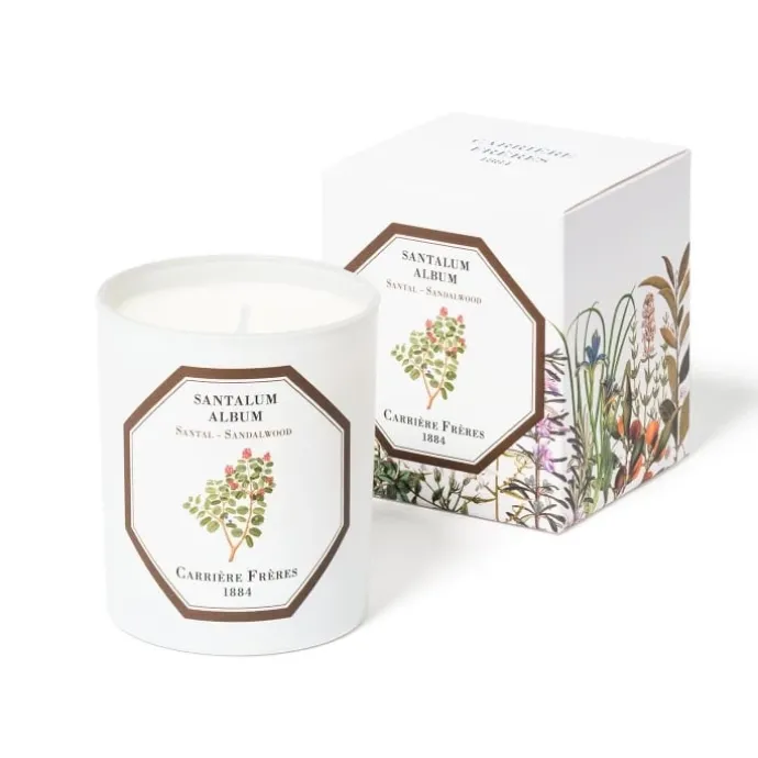 Carrière FrèresSantal - Santalum Album Bougie Parfumée