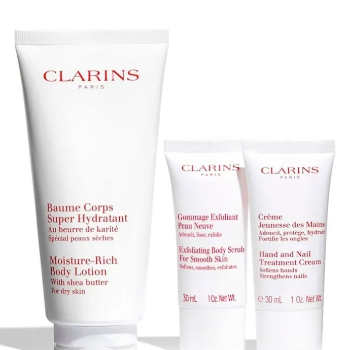 CLARINSCoffret Baume Corps Super Hydratant Coffret Soin Corps et Mains