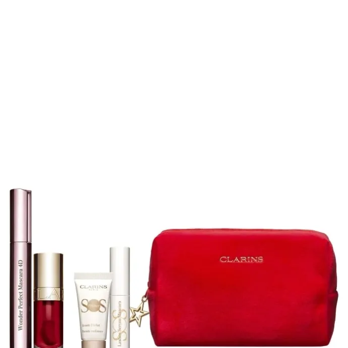 CLARINSCoffret Lip Comfort Oil & Wonder Perfect Mascara 4D Coffret Maquillage