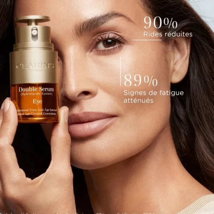 CLARINSDouble Sérum Eye Traitement Yeux Anti âge Intensif Contour des Yeux