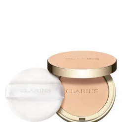 CLARINSEver Matte Compact Powder Poudre Compacte Matifiante Infusée Au Lait De Pêcher