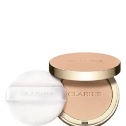 CLARINSEver Matte Compact Powder Poudre Compacte Matifiante Infusée Au Lait De Pêcher