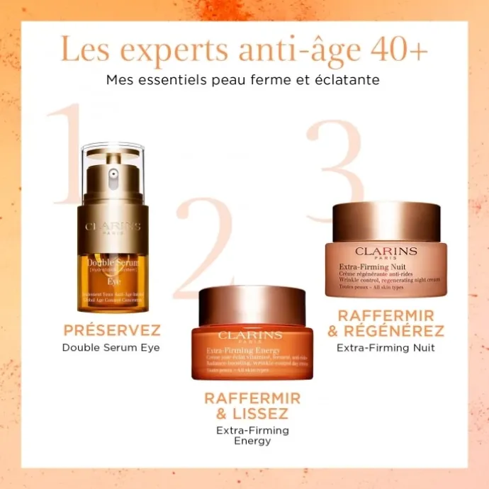 CLARINSExtra-Firming Energy Crème Jour Eclat Vitaminé, Fermeté, Anti-rides