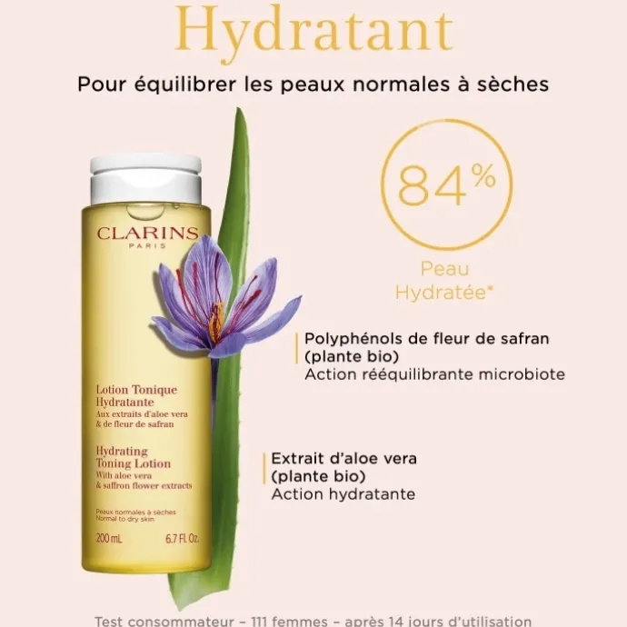 CLARINSLotion Tonique Hydratante Peaux Normales à Sèches