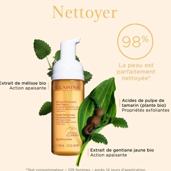 CLARINSMousse Nettoyante Peau Neuve Toutes Peaux