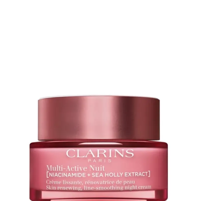 CLARINSMulti-Active Nuit Crème lissante, rénovatrice de peau – Toutes peaux