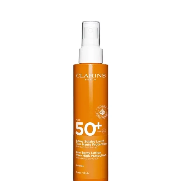 CLARINSSpray Solaire Lacté Très Haute Protection Corps SPF50+ Lait Solaire Corps