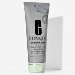 CLINIQUEAll About Clean Gommage + Masque Au Charbon 2-en-1