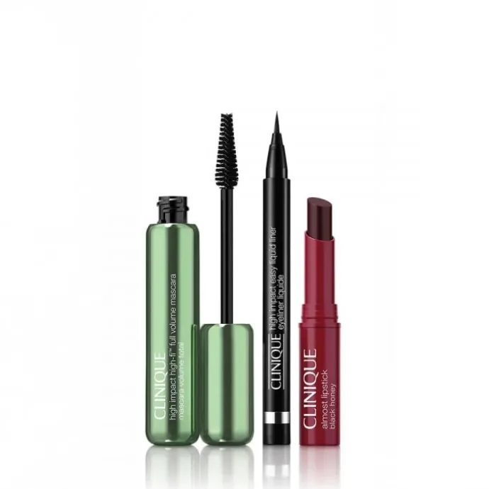 CLINIQUEHigh Impact ™ Coffret Yeux et Lèvres Black Honey ™ & High Impact ™