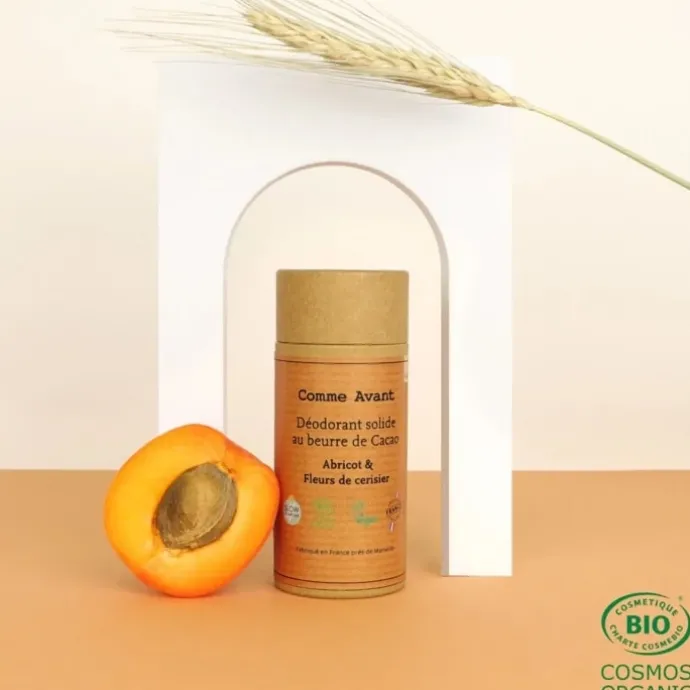 Comme AvantDéodorant Solide Au Beurre De Cacao Abricot & Fleurs de Cerisier