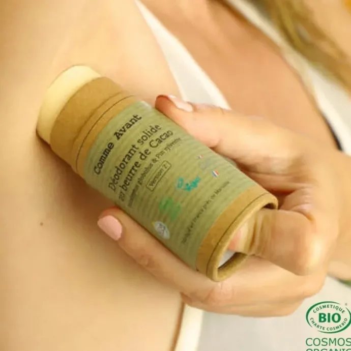 Comme AvantDéodorant Solide Au beurre de Cacao Eucalyptus & Pin Sylvestre