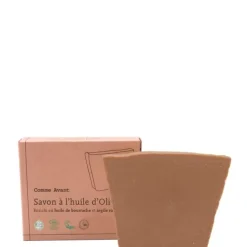 Comme AvantSavon Naturel à L'Huile d'Olive - Enrichi en Huile de Bourrache & Argile Rouge