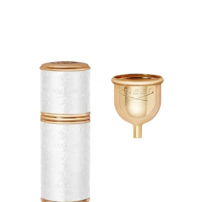 Creed Or / Blanc Vaporisateur de voyage - Gaine Cousue Cuir