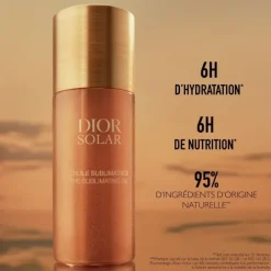 Dior Solar L'Huile Sublimatrice Huile Corps, Visage et Cheveux - Huile Perfectrice d'Éclat
