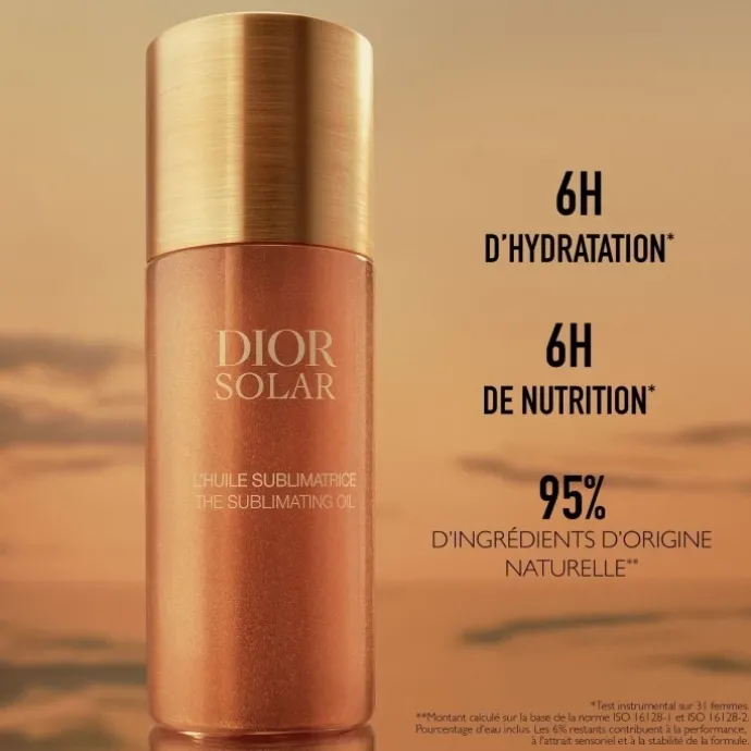 Dior Solar L'Huile Sublimatrice Huile Corps, Visage et Cheveux - Huile Perfectrice d'Éclat