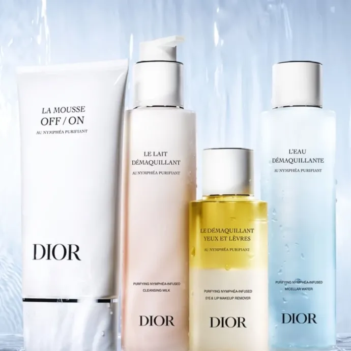 DIORLe Démaquillage au Nymphéa L'Eau Démaquillante Micellaire Visage, Yeux et Cou - Formule Soin Purifiante