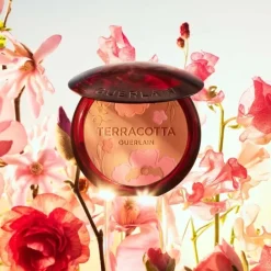 GUERLAINTerracotta Flower Blossom La Poudre Éclat Bonne Mine Naturelle- Édition Limitée - 96% d’ingrédients d’origine naturelle