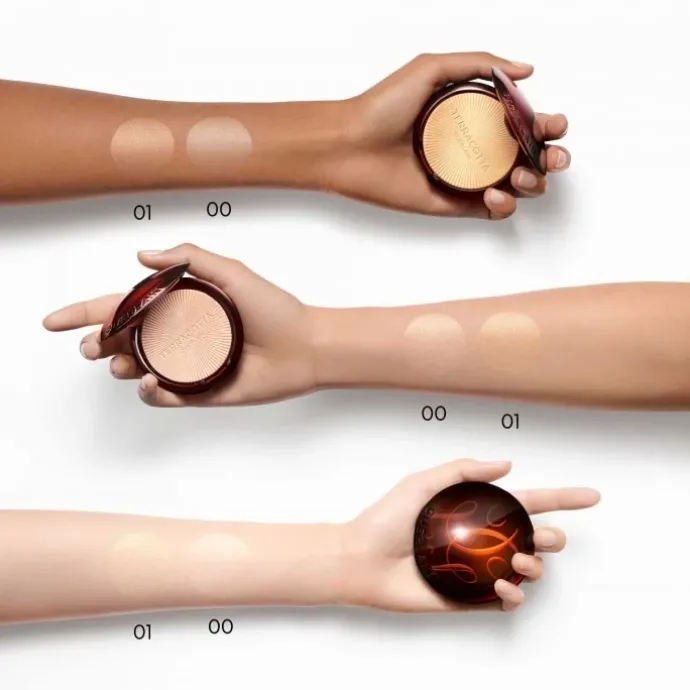 GUERLAINTerracotta Luminizer La Poudre Enlumineur - 96% d'ingrédients d'origine naturelle Éclat scintillant & doré