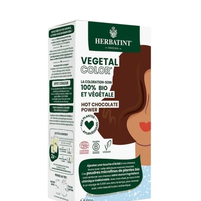 HerbatintVegetal Color Coloration-Soin 100% Bio et Végétale