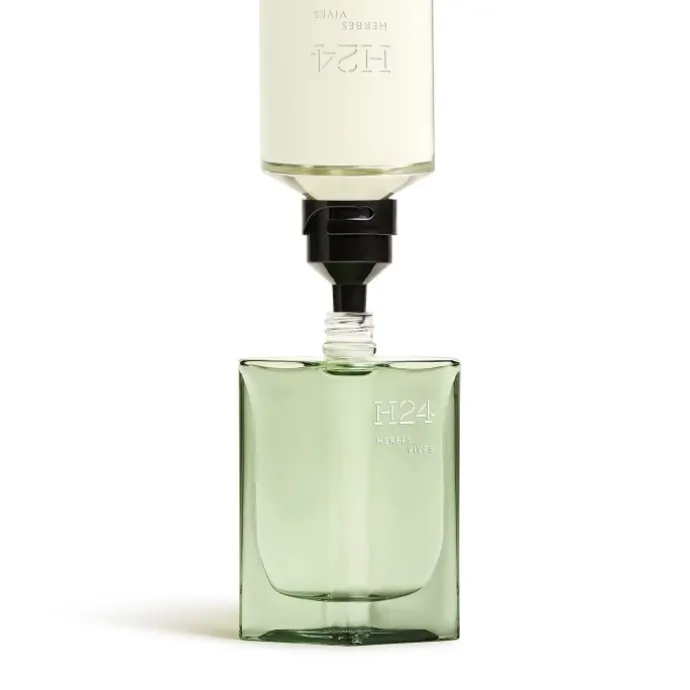 HERMÈSH24 Herbes Vives Eau de Parfum Vaporisateur de Voyage et Recharge