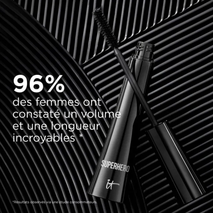 It CosmeticsSuperhero™ Mascara Mascara Volumisant Super Extensible - Taille Voyage