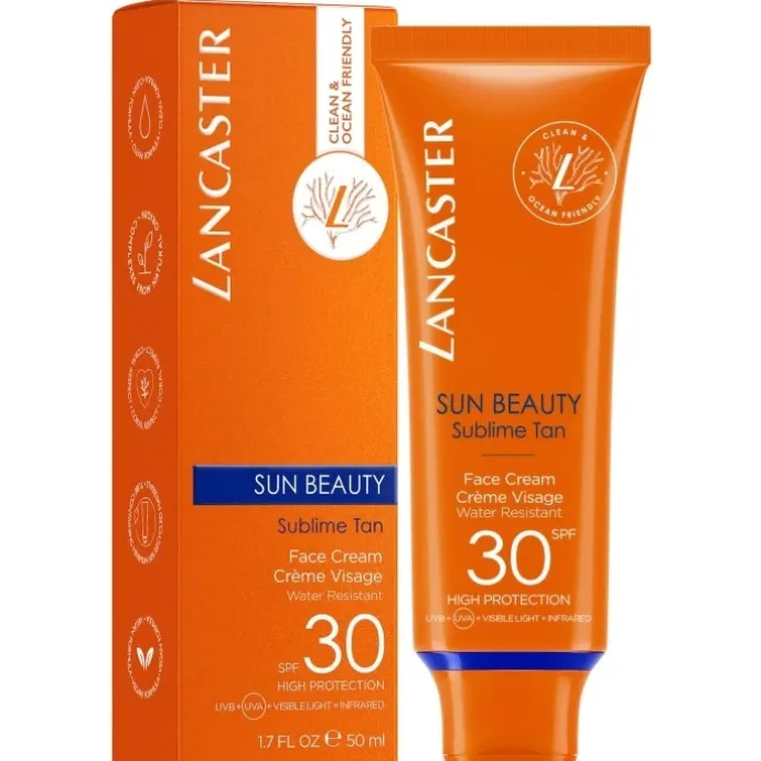 LANCASTERSun Beauty Crème Visage Velours Bronzage Lumineux SPF30