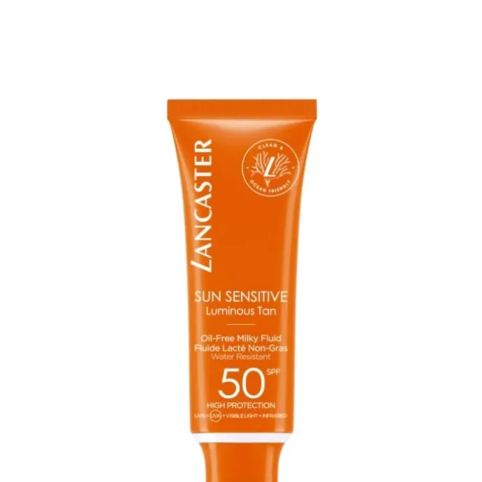 LANCASTERSun Sensitive Fluide Lacté Non-Gras Visage SPF50