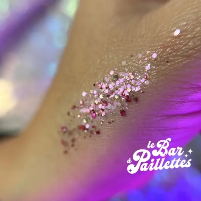 Le Bar à PaillettesDiabolo Fraise Paillettes Libres Biodégradables