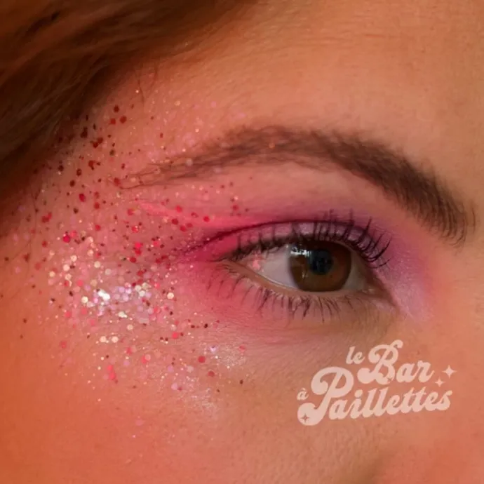 Le Bar à PaillettesDiabolo Fraise Paillettes Libres Biodégradables