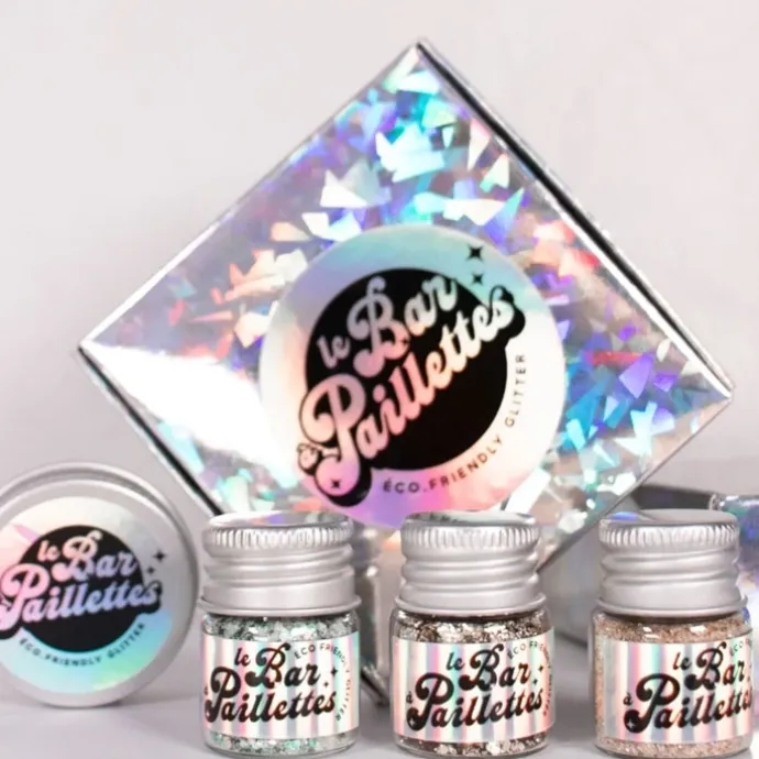 Le Bar à PaillettesKit 001 Coffret Paillettes Libres Biodégradables - 3 Shots