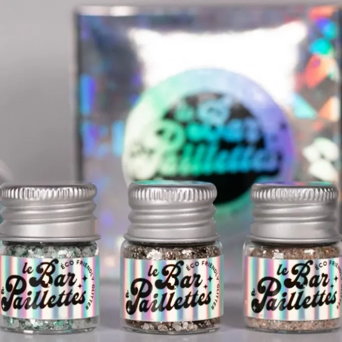 Le Bar à PaillettesKit 001 Coffret Paillettes Libres Biodégradables - 3 Shots