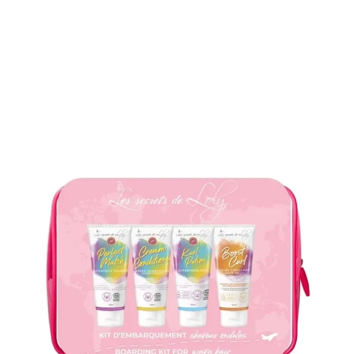 Les Secrets de LolyTrousse Cheveux Ondulés Routine Format Voyage - 4 produits