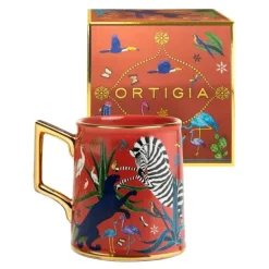 Ortigia SiciliaJungle Corallo Mug en Céramique