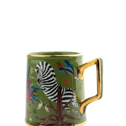 Ortigia SiciliaJungle Green Mug en Céramique
