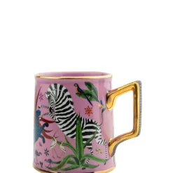 Ortigia SiciliaJungle Pink Mug en Céramique